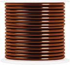 Mandala Crafts 14 Gauge Anodized Aluminum Craft Wire for Jewelry Making – 330 FT Colored Flexible Silver Copper Purple Gold Brown Red Wire - Bendable for Bonsai Armature Crafting Sculpting