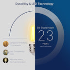FLSNT 60W Equivalent LED Chandelier Light Bulbs, Dimmable LED B11 E26 Candelabra Base Bulbs, 3500K Natural White, 550LM, 24 Pack UL,CA65 Listed.