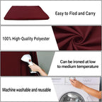 6x9FT Burgundy Red Screen Backdrop for Photography Photo Booth Wine Red Backdrop for Photoshoot Background