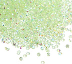 PATIKIL 14000Pcs Wedding Table Scatter Confetti Crystals 3mm Acrylic Diamonds Vase Fillers Gems for Table Centerpiece Decorations Bridal Shower Party, Light Green AB