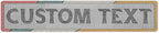 Custom Sign, Custom Street Sign, 11 Font Colors, 13 Font Styles, 4 Hole Options, 22 Sizes, 6x30 Inches, Rust Free DiBound, Fade Resistant, Made in USA by My Sign Center (Fauxsaic 2)