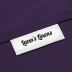 Lann's Linens - 10 Premium 90" x 132" Tablecloths for Wedding/Banquet/Restaurant - Rectangular Polyester Fabric Table Cloth - Purple