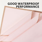 NESCCI 20 Sheet Flower Wrapping Paper - Waterproof Floral Bouquet Wrapping Paper, Florist Supplies Packaging Paper for Wedding Birthday Gift DIY (Pink)
