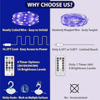 HXWEIYE 300LED Fairy Curtain Lights, 9.8x9.8Ft USB Plug-in 8 Modes Christmas String Hanging Lights with Remote for Bedroom Backdrop Wedding Party Indoor Wall Decor, Blue