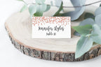 Printed Party Table Place Cards for All Occasions and Events, Set of 25 (Rose Gold)