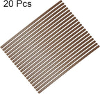 uxcell 20pcs Hot Glue Sticks for Glue Gun 7mm/0.28-inch x 10-inch Mini Hot Melt Adhesive Glue Stick Brown