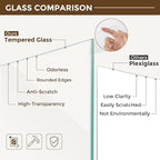 5x7 Wooden Picture Frames USA-Sourced Natural Oak Wood Solid Wood Photo Frame Handcrafted Rounded Corner with Mat to 4x6 Picture Display with Real Glass Family Picture, Wedding Picture