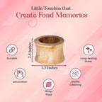 Wooden Napkin Rings Set of 12 - Handcrafted Napkin Holder for Dinner Table Decoration, Weddings, Home, Kitchen, Decor, Dinner, Parties, Every Day Use - Durable, Versatile (Brown)- CLEENTABLE