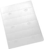 Linked Hearts Printable Place Cards, Silver (Choose Color), Set of 60 (10 Sheets), Laser & Inkjet Printers - Wedding, Party, Dinner, and Special Events - Made in the USA