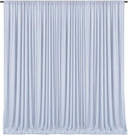 10 x 7 Feet Purple Gray Backdrop Curtain for Partie, Background Curtains for Photoshoot, Birthday, Wedding, Halloween, Thanksgiving, Christmas Day, New Year Party Decorations 5Ft x 7Ft, 2 Panels