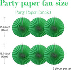 Green Party Decorations,Green Paper Decorations For Party,Tennis Party Decorations Party Paper Fans Bulk 16in,Graduation Decoration Classroom Decor,St Patrick'S Day Decortions 30 Color Diy Set （Green）