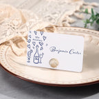 UNIQOOO 12Pcs Decorative Gold Shell Place Card Holders Bulk, Scallop Name Card Stands Set, for Beach Wedding Decor Coastal Favors, Table Setting, Business Card, Name Tag, Party Food Labels