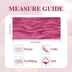Asee'm 6pcs Cheesecloth Table Runner 120 Inches Long Deep Pink Boho Gauze Cheese Cloth Runner 10FT Rustic Sheer Table Runners for Christmas Wedding Party Baby Shower Spring Easter Decoration