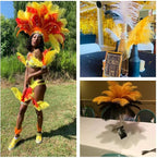 24pcs Natural Luxury Gold Ostrich Feathers 10-12inch (25-30cm) for Wedding Party Centerpieces，Flower Arrangement and Home Decoration.