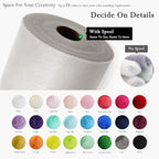 Glacier Gray Tulle Fabric Rolls 54 Inch by 40 Yards Tulle Bolt Spool for Wedding Decorations DIY Tutu Baby Shower Table Skirt Ceiling Decor Birthday Party Craft Supplies