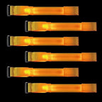 M.best 8pcs LED Light Up Bracelets Glow Flashing Wristbands Glow in The Dark Party Supplies for Wedding, Raves, Concert, Camping,Sporting Events, Party