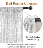 ShiDianYi Silver Glitter Backdrop Curtain Photo Backdrop 8FTx10FT Sequins Elegant Backdrops 8x10 Sequin-Curtain-1016E