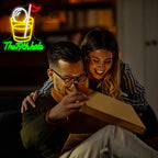 Golf Neon Sign for Wall Decor Golf Neon Light for Man Cave Dimmable LED Light Up Sign for Course Gym Club Bedroom Park Party Club Decor Birthday Gifts Art Size13.1 * 12.9In(WZCP204)
