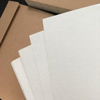 Kraft Cover Drawing Notebook & Sketchbook – Set of 2 Blank Plain Sketch Books – 125g Thick Paper A5 Size, 150x210mm Paper Ideal for Drawing & Sketching- 128 sheets/256 pages – 180 Degree Opening, 2pcs