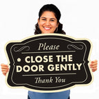 Custom Decorative Outdoor Metal Sign - Personalized Aluminum Driveway Sign, Waterproof, Made in USA - Design 3 Black Charcoal 18x12 In