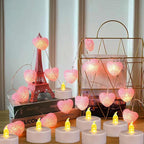 Nancia Tea Lights, 50PACK Flameless LED Tea Lights Candles, Flickering Warm Yellow, 200 Hours Battery-Powered Tea Light, Ideal Party, Wedding, Birthday, Gifts Home Decoration