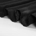 Rectangle Tablecloth 60x102 inch Washable Polyester Fabric Table Cloth for Wedding Party Dining Banquet Decoration（6 Pack 60x102, Black）