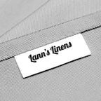Lann's Linens - 10 Premium 70" x 120" Tablecloths for Wedding/Banquet/Restaurant - Rectangular Polyester Fabric Table Cloth - Silver