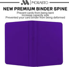 Card Binder 9 Pockets,Trading Card Binder Holds up to 864 Cards with 48 Sleeves,Zipper Card Holder Album Compatible with TCG Card/Game Cards/Sports Card