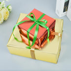 KMER LIFE Metallic Wrapping Paper Roll 17 x 394 inch for Birthday, Christmas, Baby Shower, Valentines, Wedding, Holiday - Premium Gift Wrap (Red)