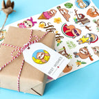Cute Sloth Stickers Wild Jungle Forest Animal Decal Sticker 770 Counts Party Gifts Goodie Bags Decor Rewards Wild Life Birthday Party Favors Waterproof Water Bottle Laptop Invitation Stickers Decor