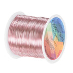 0.4mm Jewelry Wire, 26 Gauge 328FT Craft Wire Copper Beading Wire for Jewelry Making/Planting/Weaving/DIY Crafting, Soft Metal Wires [100M, Rose Golden]