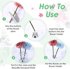 Kritkin 24 Pieces Flower Frogs Holder Mini Floral Round Flower Japanese Arranger Fixed Pin Holder for Arrangements Floral Plant Small Vase Ikebana Decoration Supplies Plant Fixation(0.9 Inch,Silver)