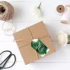 Andaz Press 100-Pack Thank You for Celebrating with Us Favor Tags Emerald Green Watercolor Cardstock Gift Tags with Bakers Twine for Wedding Baby Shower Bridal Shower Party Favors 2 x 3.75-Inches