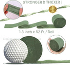 PartyWoo Crepe Paper Streamers 4 Rolls 328ft, Pack of Sage Green Crepe Paper for Party, Wedding, Birthday, Baby Shower Decorations (1.8 Inch x 82 Ft/Roll)