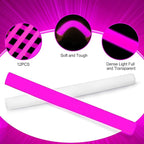 Glow Foam Sticks Bulk, 24 Pcs Pink Giant LED Light Up Sticks 3 Modes Flashing Glowing Baton Wands Party Supplies for Wedding, Raves,Concert,Birthday,Christmas, Halloween,Sporting Events