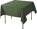 Cupuamon Square Tablecloth 70x70 inch Washable Polyester Fabric Table Cloth for Wedding Party Dining Banquet Decoration（70x70,Willow）