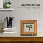 DIDUDIDU Plate Holder Easel Display Stand - Metal Plate Stands for Display - Tabletop Picture Stand - Gold Iron Easels for Display Pictures | Photo Frames | Book | Decorative Plates | Plaque