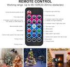 Holiday Projector Lights Outdoor, 2-in-1 HD LED Outdoor Projectors with Remote Control Timer, 3D Ocean Wave & 8 Patterns Waterproof Lanscape Lights for Indoor Valentine Xmas Halloween Holiday Party