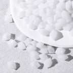 DomeStar 150PCS Fake Ice, White Acrylic Fake Diamonds Vase Filler Plastic Gems Crushed Ice Rocks for Home Table Decorations