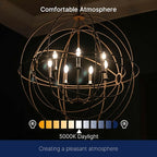 FLSNT B11 E26 LED Chandelier Light Bulbs, 60W Equivalent, 5000K Daylight Dimmable LED Candelabra Bulbs, 550LM, 24 Pack UL,CA65 Listed.