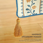 ISAENNE Designer Pale Yellow Elegant Linen Extra Long Table Runner 118 Inches,French Floral Pattern Elegant Table Runners for Dining Tables,Thanksgiving,Kitchen Tables,Christmas,12"*118"-Estevan A