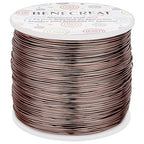 BENECREAT 20 Gauge 770FT Brown Aluminum Wire Anodized Jewelry Craft Making Beading Floral Colored Aluminum Craft Wire for Jewelry Craft, Garden, Model Making