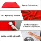 10x10FT Red Screen Backdrop for Photography Red Photo Booth Backdrop Photoshoot Recording Parties Curtain