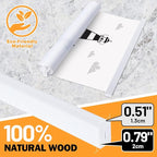 24x36 24x18 24x32 Poster Frame, Magnetic Light Wood Wooden Frame Frames Hanger for Photo Picture Canvas Artwork Wall Hanging (1 Pack, 24", White)