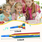 Koogel 100PCS Party Blowers for Kids, Noisemaker Toys Party Whistles Birtthday Blow Horns for Family Gatherings, Kids Birthday