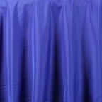 Efavormart Round Tablecloth, 120 Inch Stain & Wrinkle Resistant Washable Table Cloth, Decorative Polyester Fabric Table Cover for Banquet, Wedding, Dining - Royal Blue