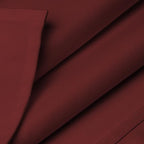 Lann's Linens - 10 Premium 70" x 120" Tablecloths for Wedding/Banquet/Restaurant - Rectangular Polyester Fabric Table Cloth - Burgundy