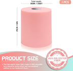 6" x 200 Yards Blush Tulle Fabric Rolls, Blush Spool Tulle Ribbon for DIY Tutu Skirt Wedding Decoration Baby Shower Birthday Party Backdrop Gift Wrapping Bow Craft Supplies