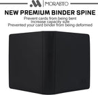 Card Binder 20 Pocket,Trading Card Binder Holds up to 2000 Cards with 50 Sleeves,Zipper Card Holder Album Compatible with TCG Card/Game Cards/Sports Card