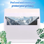 500 Pack A4 Invitation Envelopes - White Envelopes Self Seal, 4x6 Envelope Bulk for Photos, Postcards, RSVPs, Thank You Notes, Greeting Cards, Announcements, Wedding
